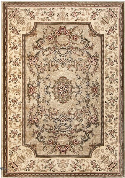 Model Lotos 15091 110, Covor Dreptunghiular, Crem Bej Dreptunghi, 120x200