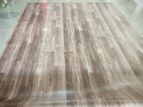 Covorul PVC linoleum Bern Oak 94-5, 1 m, 2 m, 3.5 m, Bej, Suport Pasla 1 x 2 m