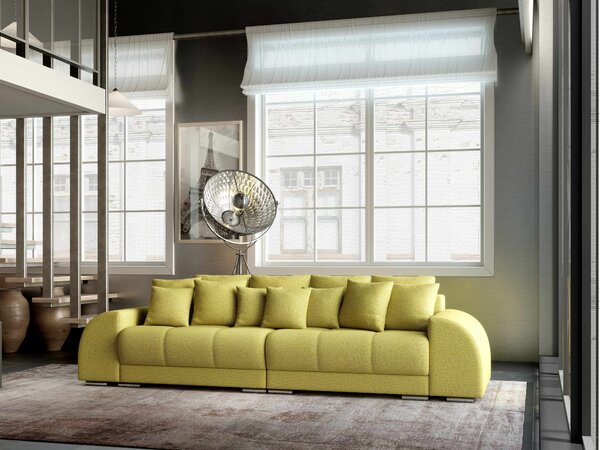 Canapea extensibilă dumonde cu 2 lăzi de depozitare Verona Enjoy Green 310x120 cm