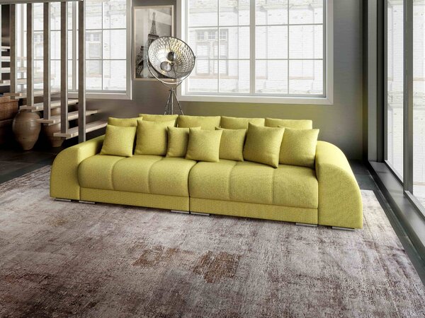 Canapea extensibilă dumonde cu 2 lăzi de depozitare Verona Enjoy Green 310x120 cm