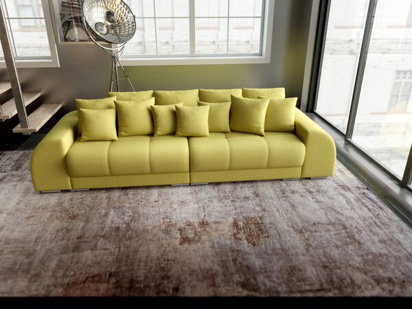 Canapea extensibilă dumonde cu 2 lăzi de depozitare Verona Enjoy Green 310x120 cm