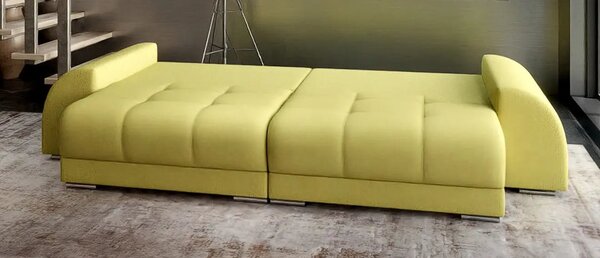 Canapea extensibilă dumonde cu 2 lăzi de depozitare Verona Enjoy Green 310x120 cm