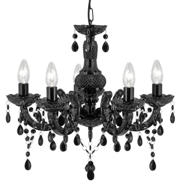Searchlight - Lustră pe lanț MARIE 5xE14/40W/230V