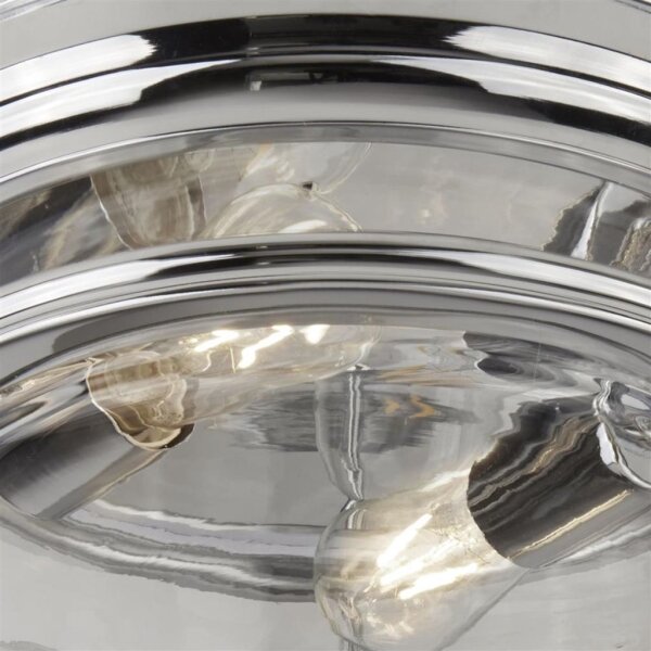 Searchlight - Plafonieră EDINBURGH I 2xE27/40W/230V crom
