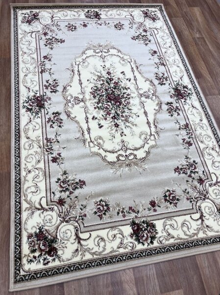 Covor Clasic, Model 507 100 Dreptunghiular, Crem Dreptunghi, 80x200