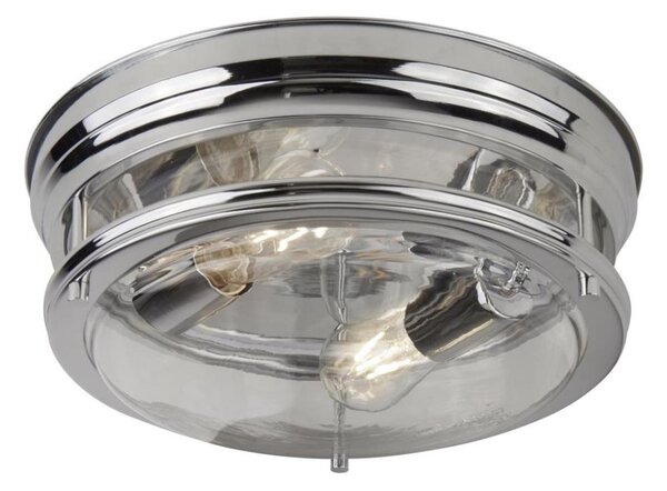 Searchlight - Plafonieră EDINBURGH I 2xE27/40W/230V crom