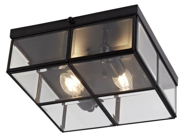 Searchlight 6769-26BK - Plafonieră FLUSH 2xE14/40W/230V negru