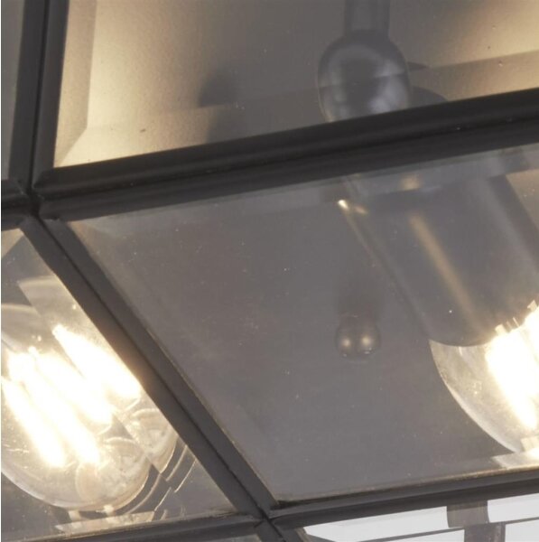 Searchlight 6769-26BK - Plafonieră FLUSH 2xE14/40W/230V negru
