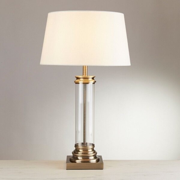 Searchlight EU5141AB - Lampă de masă PEDESTAL 1xE27/60W/230V