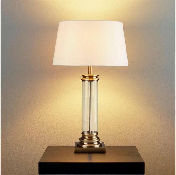 Searchlight EU5141AB - Lampă de masă PEDESTAL 1xE27/60W/230V