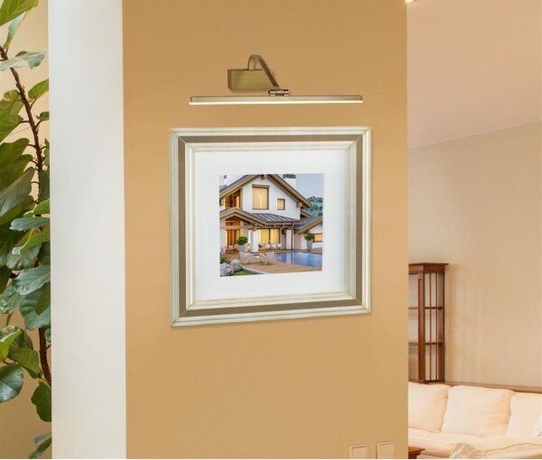 Searchlight 5551-51SB - Aplică tablou LED LED/12W/230V auriu