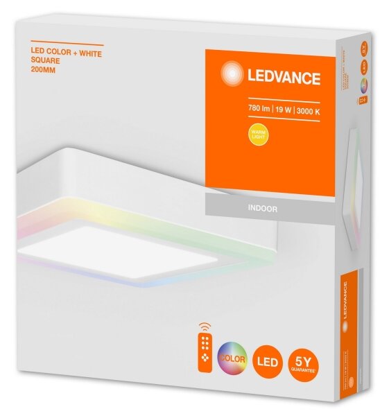 Ledvance - Plafonier LED RGB dimabil 19W 230V cu telecomandă