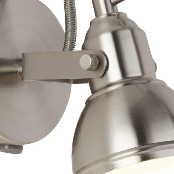 Searchlight 1541SS - Aplică perete spot FOCUS 1xGU10/50W/230V crom