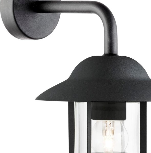 Searchlight 3291BK - Aplică perete exterior TORONTO 1xE27/40W/230V IP44