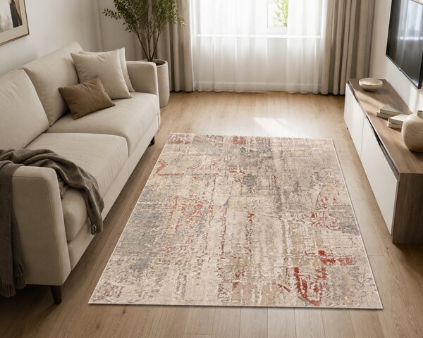 Covor Sufragerie Dormitor, Model Anny 33018, Bej 118x170
