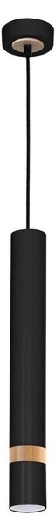 Lustră pe cablu JOKER BLACK WOOD 1xGU10/8W/230V