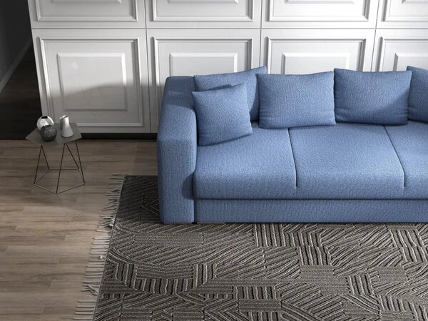 Canapea extensibilă dumonde cu ladă de depozitare Gloria Enjoy Blue 240x100 cm