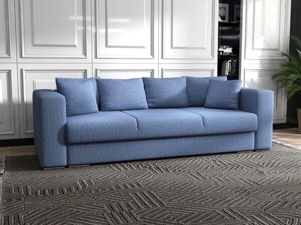 Canapea extensibilă dumonde cu ladă de depozitare Gloria Enjoy Blue 240x100 cm