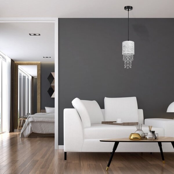 Lustră pe cablu ALMERIA 1xE27/60W/230V