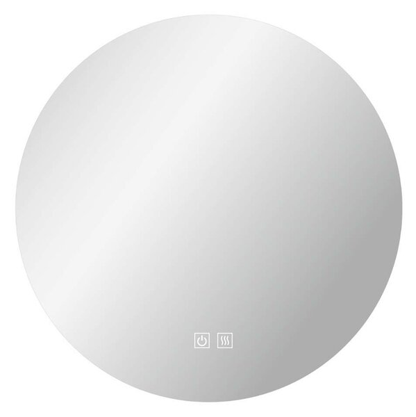 Kielle Idolio - Oglindă cu iluminare LED și încălzire, diametru 60 cm 50324051