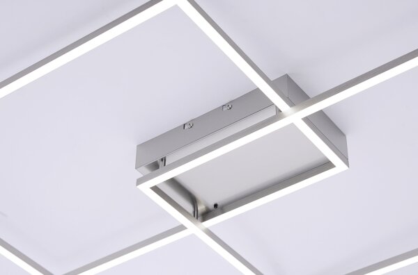 Plafonieră LED dimabilă IVEN 2xLED/20W/230V Leuchten Direkt 14017-55 + telecomandă