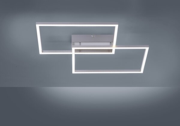 Plafonieră LED dimabilă IVEN 2xLED/20W/230V Leuchten Direkt 14017-55 + telecomandă