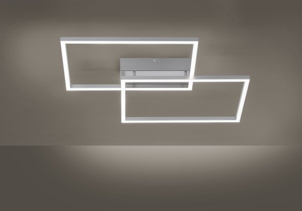 Plafonieră LED dimabilă IVEN 2xLED/20W/230V Leuchten Direkt 14017-55 + telecomandă