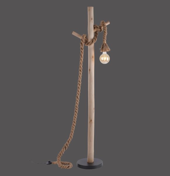 Leuchten Direkt 15484-18 - Lampă de podea ROPE 1xE27/15W/230V