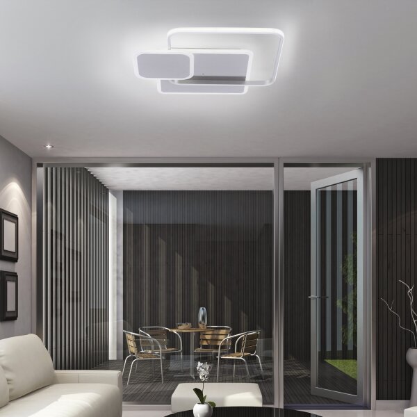 Paul Neuhaus 8319-55 - LED Plafonieră dimmabilă EMILIO LED/53W/230V + Telecomandă