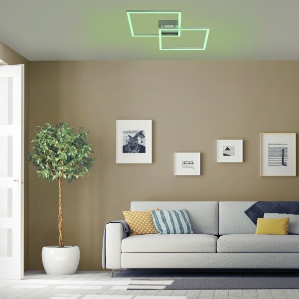 Leuchten Direkt 16429-55 - LED RGB Lampă dimmabilă 2xLED/12,5W/230V + Telecomandă
