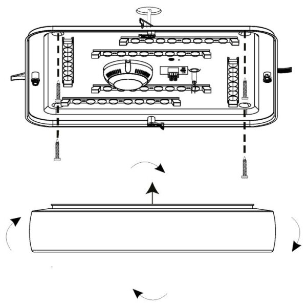 Eglo 99109 - Plafonieră LED RUIDERA LED/22W/230V