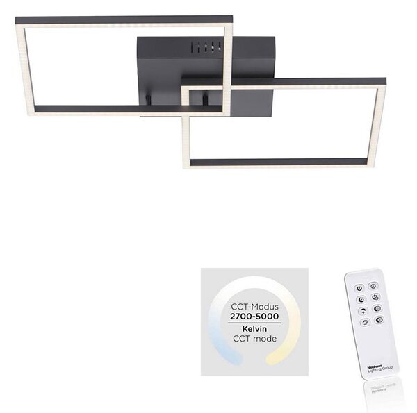 Leuchten Direkt 14141-18 - LED Lampă dimmabilă IVEN 2xLED/13,5W/230V + Telecomandă