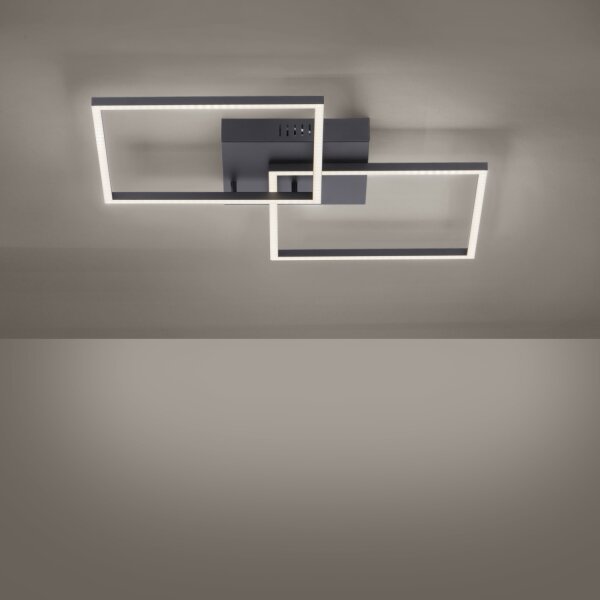 Leuchten Direkt 14141-18 - LED Lampă dimmabilă IVEN 2xLED/13,5W/230V + Telecomandă
