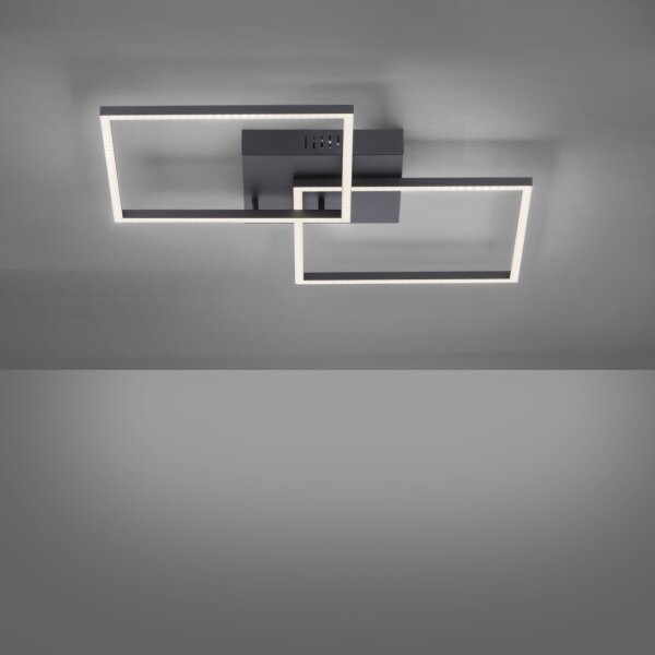 Leuchten Direkt 14141-18 - LED Lampă dimmabilă IVEN 2xLED/13,5W/230V + Telecomandă