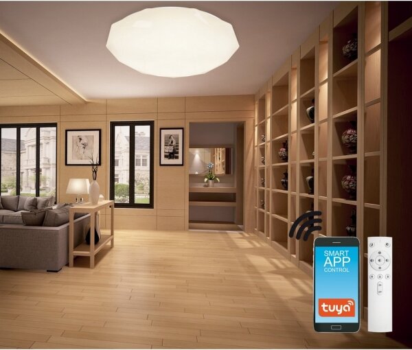 Plafonieră LED RGB dimabilă Top Light Sparkle 40 SMART LED/30W/230V Tuya + telecomandă