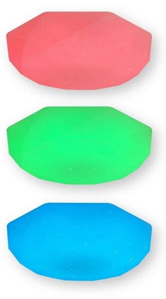 Plafonieră LED RGB dimabilă Top Light Sparkle 40 SMART LED/30W/230V Tuya + telecomandă