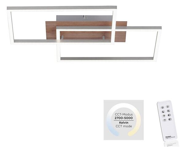 Leuchten Direkt 14018-78 - LED Lampă dimmabilă IVEN 2xLED/15W/230V + Telecomandă