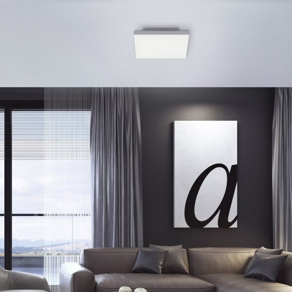 Leuchten Direkt 15550-16 - LED Lampă dimmabilă CANVAS LED/17W/230V + Telecomandă