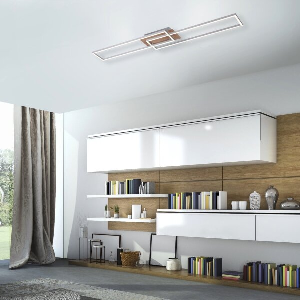 Leuchten Direkt 14019-78 - LED Lampă dimmabilă IVEN 2xLED/20W/230V + Telecomandă