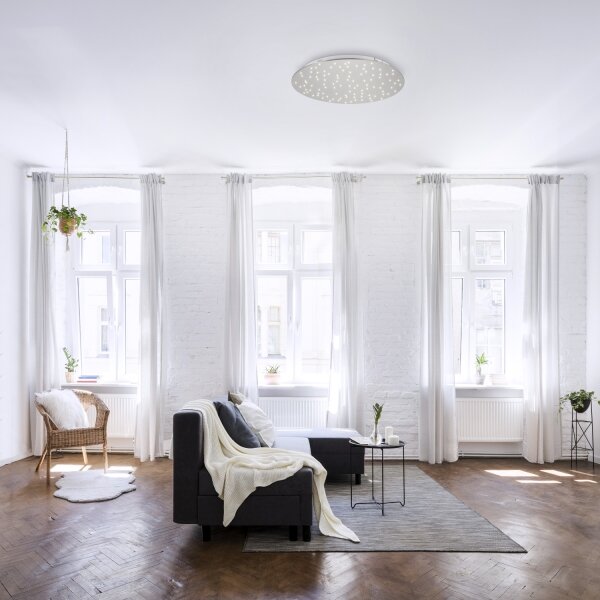 Leuchten Direkt 14673-55 - LED Lampă dimmabilă SPARKLE LED/18W/230V + Telecomandă