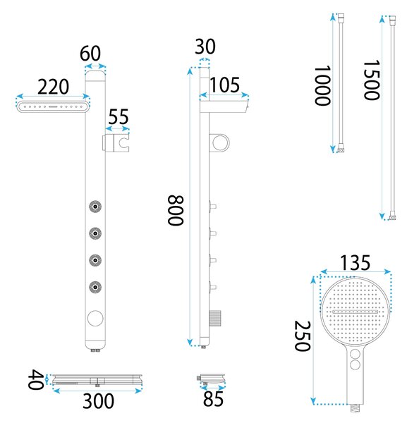 Set dus REA Karl Titanium