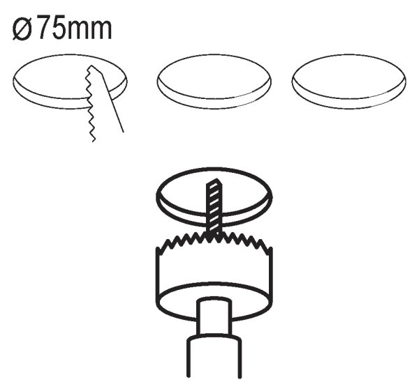 Eglo 99135 - Set 3x spot LED încastrat FUEVA 5 LED/2,7W/230V