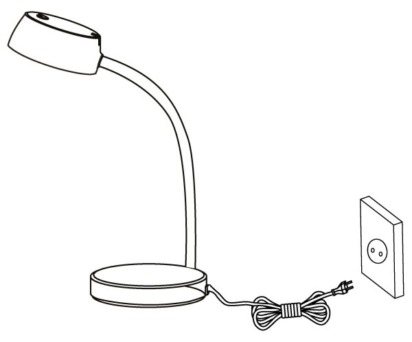 Eglo 99334 - Lampă de masă LED CABALES LED/4,5W/230V