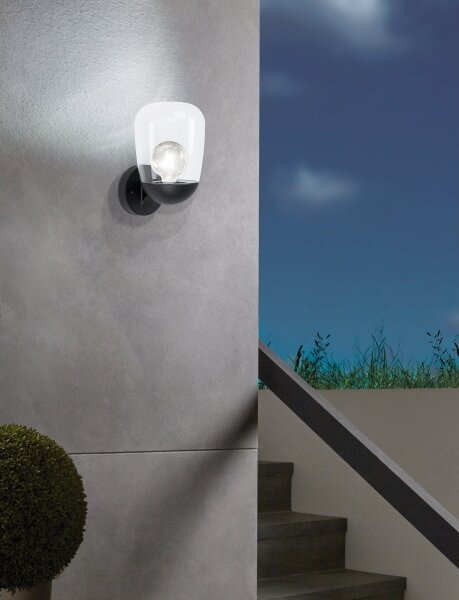 Eglo 98701 - Aplică perete exterior DONATORI 1xE27/60W/230V IP44
