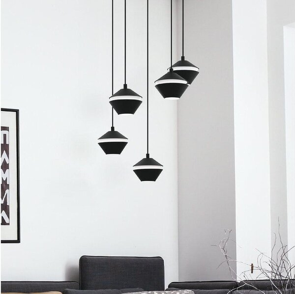 Eglo 98683 - Candelabru LED PERPIGO suspendat pe cablu, 5xGU10/5W/230V