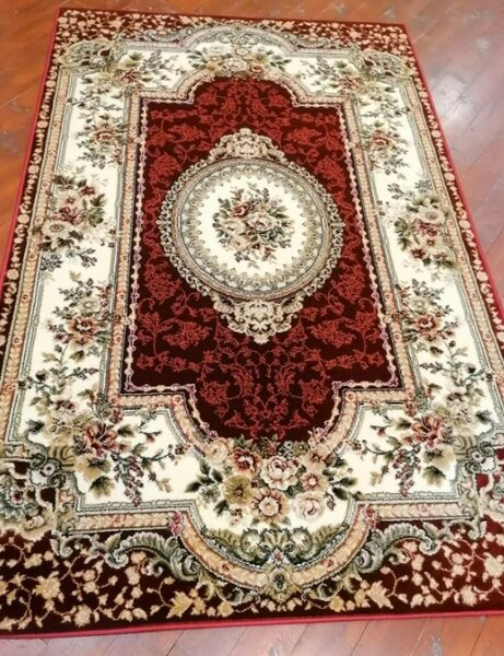 Set 4 Covoare Lotos 571 210, 2 buc. 80x150 cm, 1 buc. 160x230 cm, 1 buc. 200x300 cm, Grena Grena, Dreptunghi
