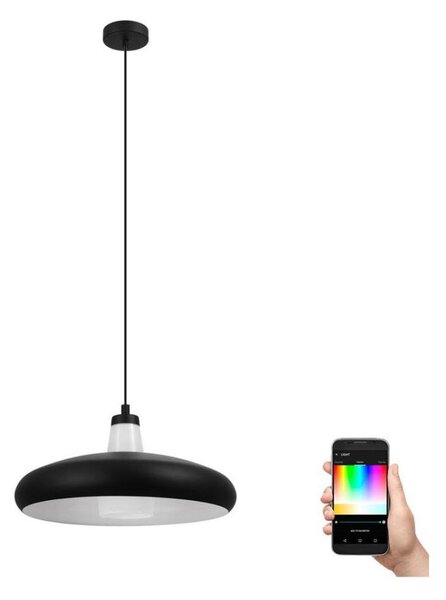 Lustră LED RGB pe cablu dimabilă TABANERA-C 1xE27/9W/230V Eglo 99032