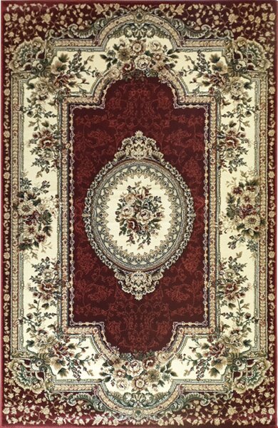 Set 4 Covoare Lotos 571 210, 2 buc. 80x150 cm, 1 buc. 160x230 cm, 1 buc. 200x300 cm, Grena Grena, Dreptunghi