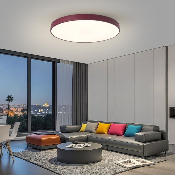 Brilagi - Plafonieră LED POOL LED/100W/230V 3000/4000/6000K 80 cm bordo