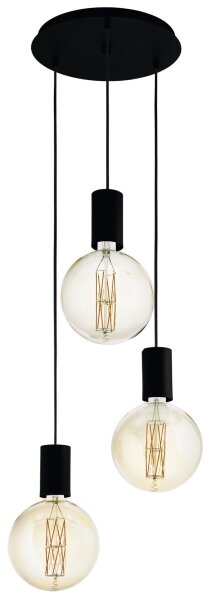 Eglo 98663 - Lustră pe cablu POZUETA 3xE27/40W/230V